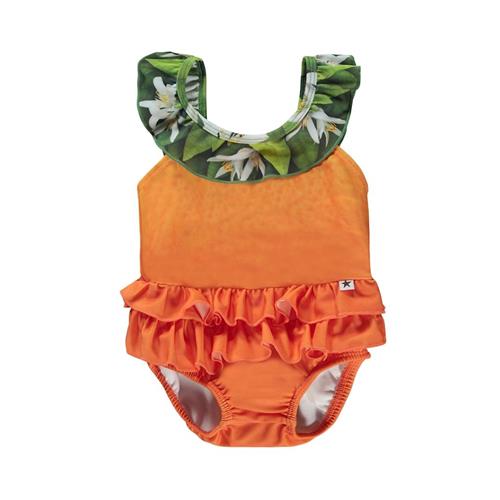 Molo Nalani Badedragt Orange 86/92 cm  Orange.  86/92 cm  Piger