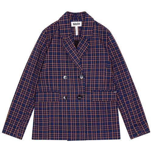 Molo Hawa Ternet Blazer Blå 116 cm  Blå  116 cm  Piger