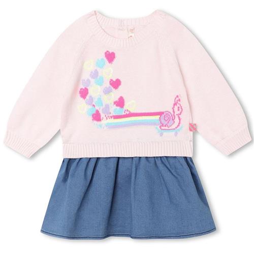 Billieblush Strikket Kjole Lyserød 3 Months  Lyserød  3 måneder  Piger