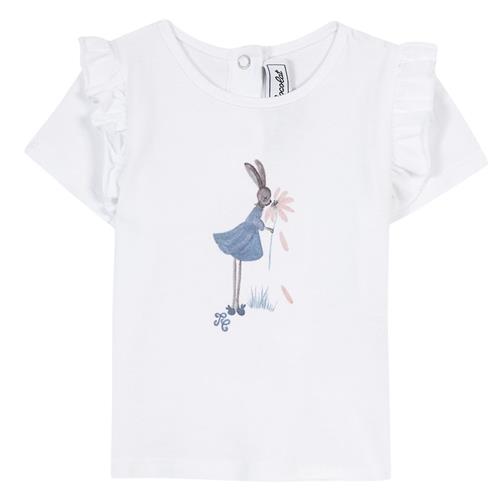 Tartine et Chocolat T-shirt Piger White 3 months  Hvid  3 måneder  Piger