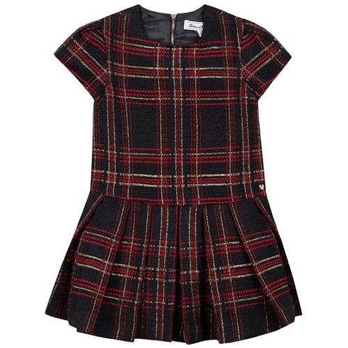 Tartine et Chocolat Navy Jacquard Lurex-kjole 3 Y  Marineblå  3 år  Piger