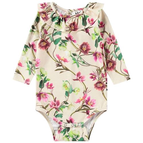 Molo GOTS Freya Babybody Hellebore 68 cm  Creme  68 cm  Piger