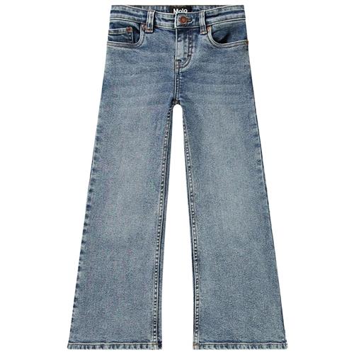 Molo GOTS Asta Jeans Worn Denim Worn Denim 140 cm  Blå  140 cm  Piger