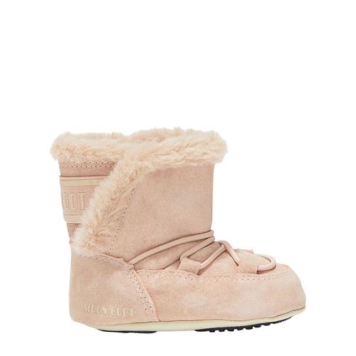 Moon Boot Kribbe Suede Snow Støvler Pale Pink 17-18 EU  Lyserød  17-18 EU  Piger