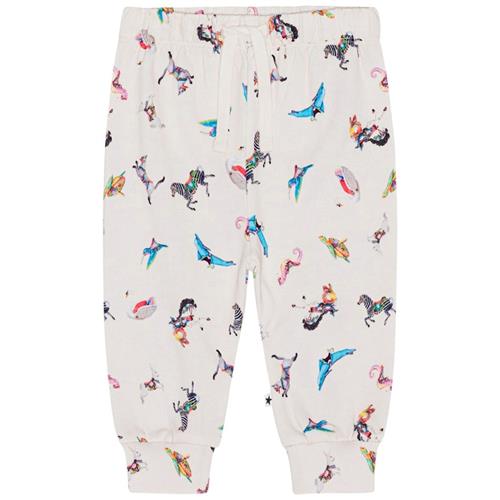 Molo GOTS Simeon Joggingbukser Carousel Mini 86 cm  Beige  86 cm  Piger
