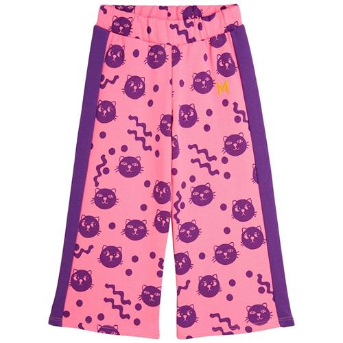 Mini Rodini Pink Squiggly Cats Sweatpants 92/98 cm  Lyserød  92/98 cm  Drenge, Piger