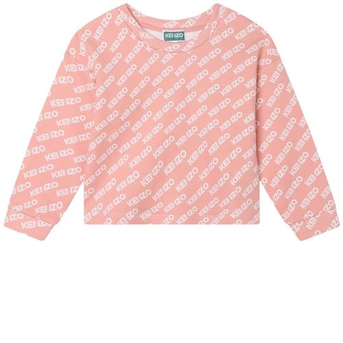 Kenzo Logo Sweatshirt Nude 12 Y  Lyserød  12 år  Piger