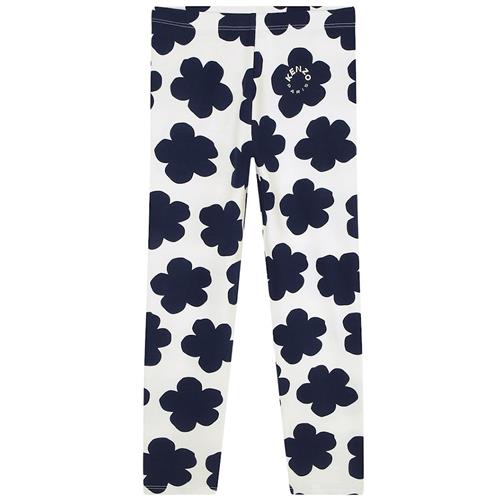 Kenzo Blomstrede Leggings Cremefarvet 14 Y  Creme  14 år  Piger