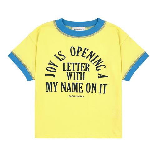 Bobo Choses Joy Is T-shirt Light Yellow 6-7 Y  Gul  6-7 år  Drenge