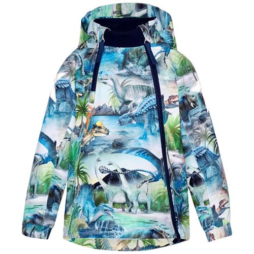 Molo Hopla Jakke Dino Fantastic 92 cm  Blå  92 cm  Drenge, Piger