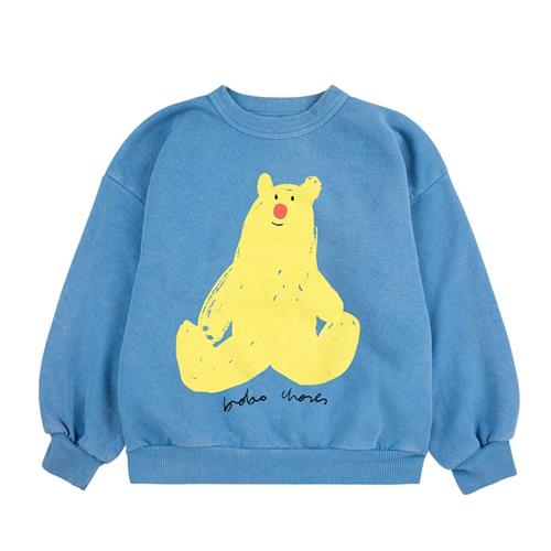 Bobo Choses Hug Me Bear Sweatshirt Light Blue 2-3 Y  Blå  2-3 år  Drenge