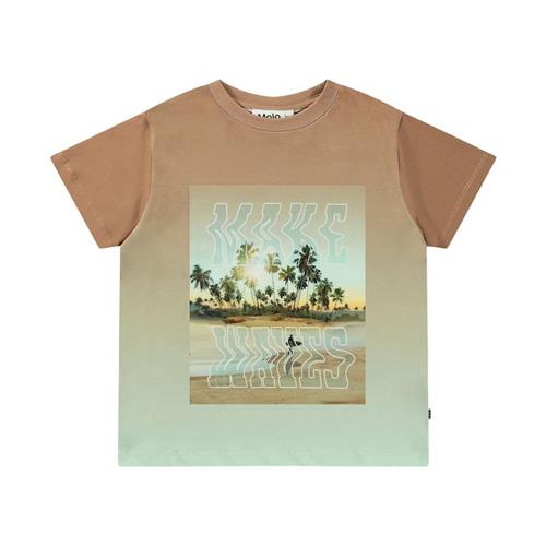 Molo Rame T-shirt Waves 92 cm  Brun  92 cm  Drenge