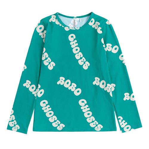 Bobo Choses Wavy Bobo Choses All Over Badetop Green 2-3 Y  Grøn  2-3 år  Drenge