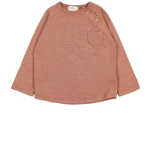 búho T-shirt Med Lomme Cocoa 6 Months  Rød  6 måneder  Drenge, Piger