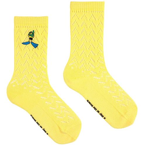 Bobo Choses Day At The Beach Lange Sokker Light Yellow 35-37 EU  Gul  35-37 EU  Drenge