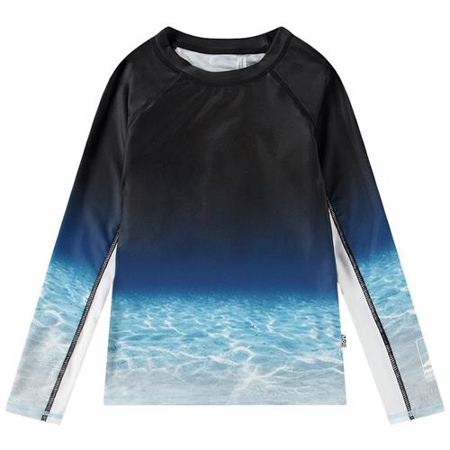 Molo Neptune T-shirt Faded Ocean 92/98 cm  Sort  92/98 cm  Drenge, Piger