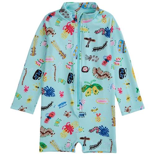 Bobo Choses Funny Insects Mønstret UV-dragt Blå 3 Months  Blå  3 måneder  Drenge, Piger