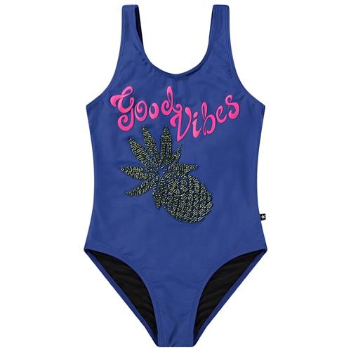 Molo Nika Badedragt Sparkling Fruit 164 cm  Marineblå  164 cm  Drenge, Piger