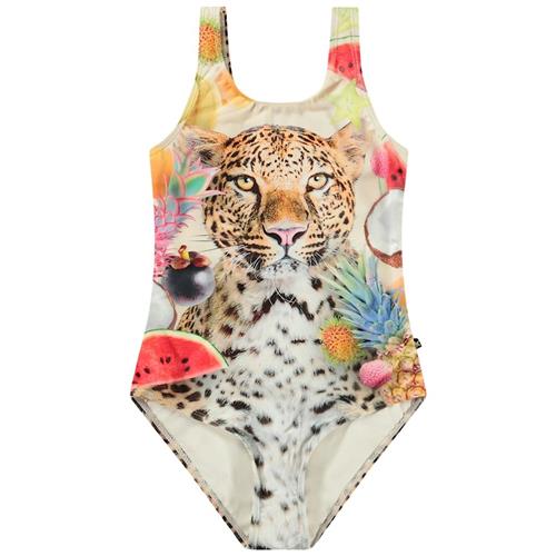 Molo Nika Swimsuit Fruity Leo 98 cm  Beige  98 cm  Drenge, Piger