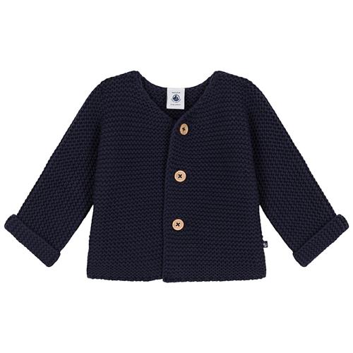 Petit Bateau Cardigan Navyblå 1 Months  Marineblå  1 måneder  Drenge, Piger