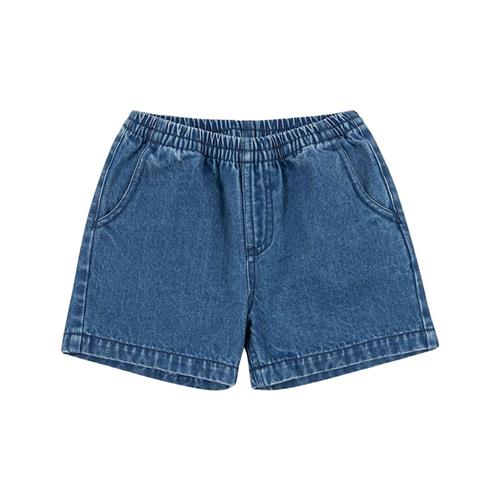 Konges Sløjd GOTS Magot Denim Shorts Denim Blue 9 months  Blå  9 måneder  Drenge, Piger