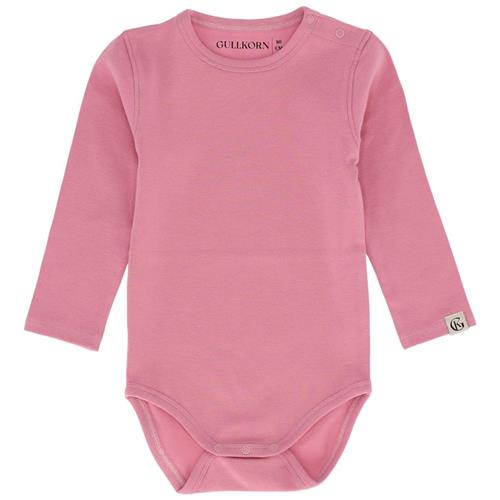Gullkorn Villvette Baby Body Blush Pink 56 cm  Lyserød  56 cm  Drenge, Piger