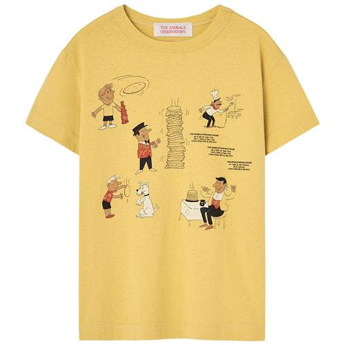 The Animals Observatory Rooster Kid T-shirt Yellow 2 Y  Gul  2 år  Drenge, Piger