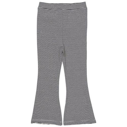 Copenhagen Colors Striped Flare Pant  Navy/Cream Stripe 116 cm  Marineblå  116 cm  Drenge, Piger