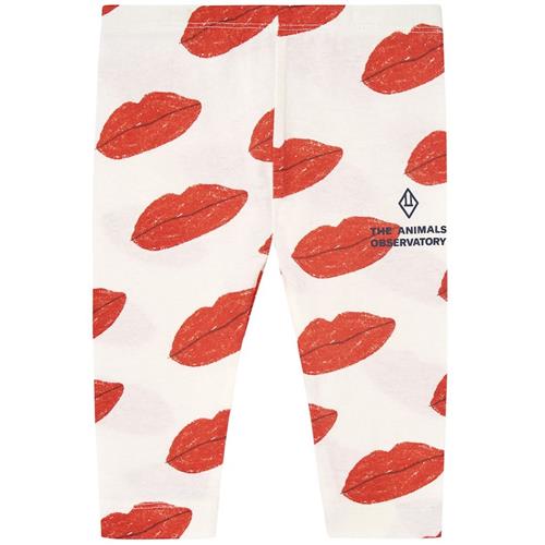 The Animals Observatory Penguin Baby Leggings White 12 months  Hvid  12 måneder  Drenge, Piger