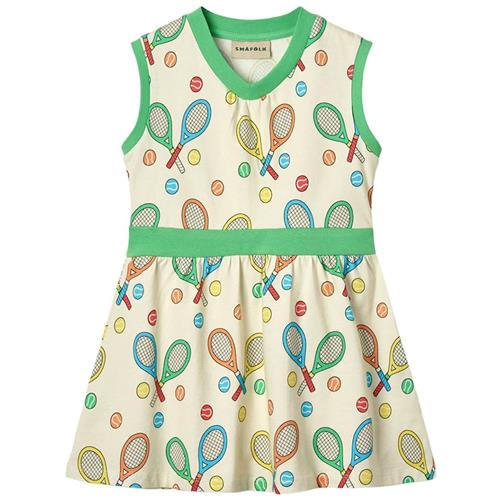 Småfolk Rackets Kjole Marshmallow 3-4 Y  Creme  3-4 år  Piger