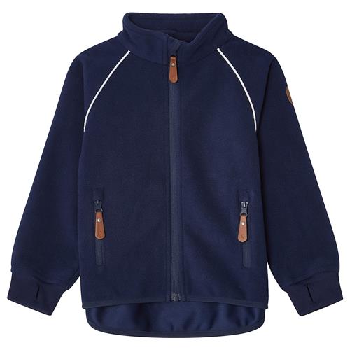 Kuling Livigno Vindfleece-jakke Navy  122 cm  Marineblå  122 cm  Drenge, Piger