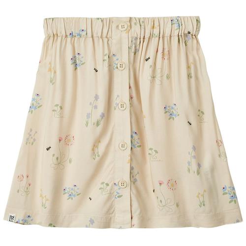 Liewood Rosita Mønstret Nederdel Flora/Sandy 110 cm  Beige  110 cm  Piger