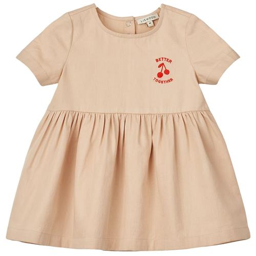 Liewood Livia Baby-kjole Apple Blossom 62 cm  Beige  62 cm  Piger