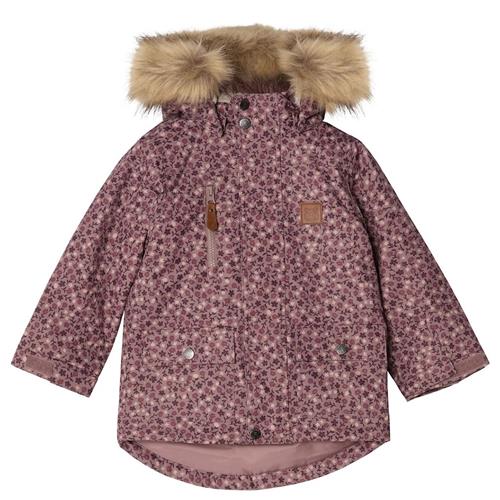 Kuling Val Thorens Blomstret Parka Lilac Flower 86 cm  Lilla  86 cm  Drenge, Piger