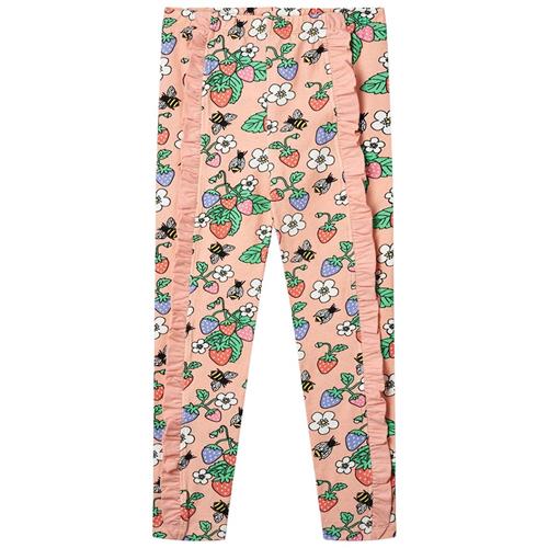 Småfolk Strawberries Leggings Blossom 7-8 Y  Lyserød  7-8 år  Piger