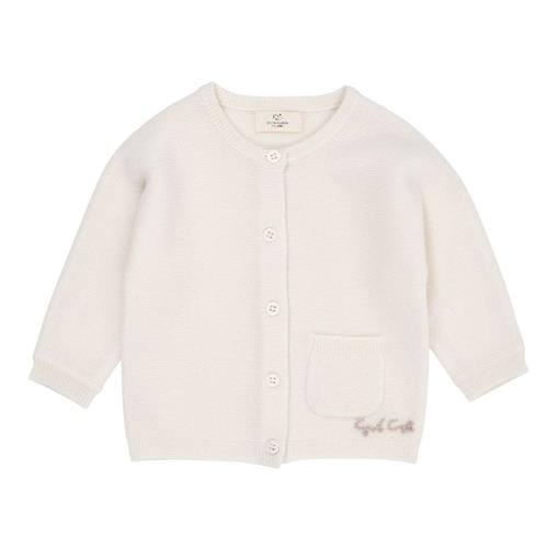 Copenhagen Colors Cashmere klassisk baby cardigan Cream 74 cm  Creme  74 cm  Drenge, Piger