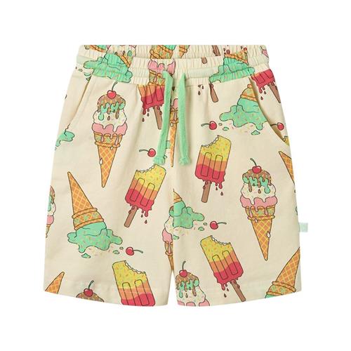 Småfolk Ice Cream Shorts Marshmallow 7-8 Y  Creme  7-8 år  Piger