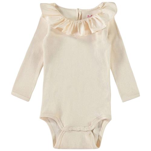 Molo Faye Baby Bodysuit Summer Sand 56 cm  Beige  56 cm  Piger