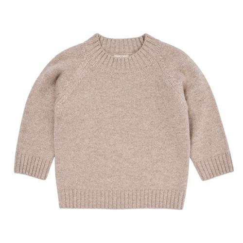 Copenhagen Colors Cashmere Classic Turtleneck Pullover Camel Mel 110 cm  Brun  110 cm  Drenge, Piger