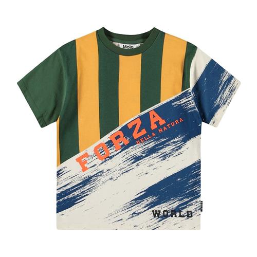 Molo Rodney Short Sleeve T-Shirt Mash Up 110 cm  Gul  110 cm  Drenge