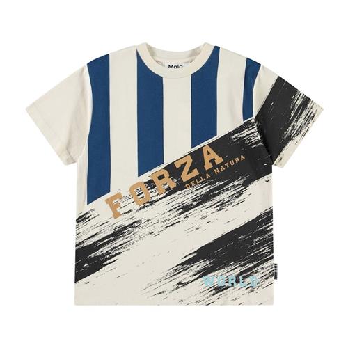 Molo Rodney Short Sleeve T-Shirt Mash Up Neutral 98 cm  Beige  98 cm  Drenge