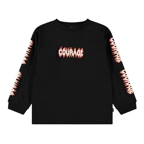 Molo Rube Long-Sleeved T-Shirt Black 104cm  Sort  104 cm  Drenge