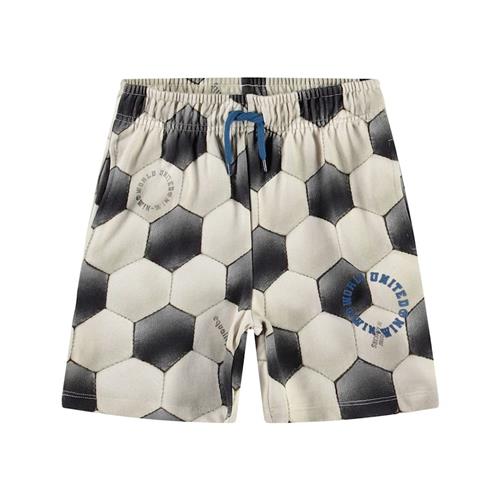 Molo Adian Soft Pants Football Noise 104cm  Beige  104 cm  Drenge