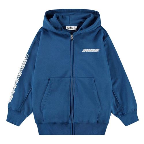 Molo Mazz Hoodie Best Blue 116 cm  Blå  116 cm  Drenge