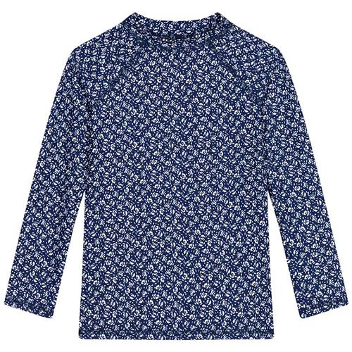 Petit Bateau Blomstret UV-trøje Blå 3 Y  Blå  3 år  Piger