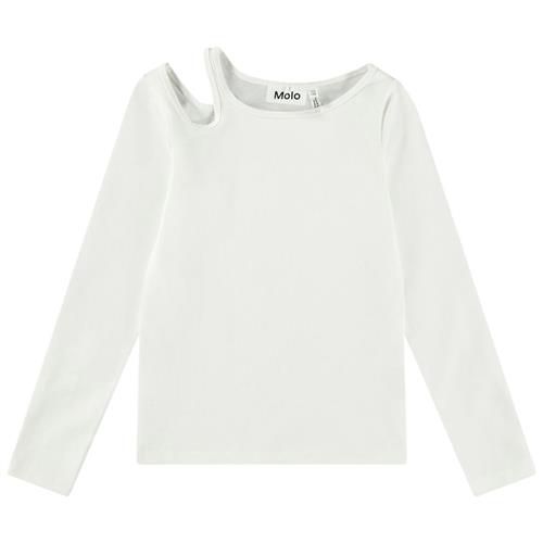 Molo Ramona Long-Sleeved T-Shirt Crisp White 98/104 cm  Hvid  98/104 cm  Piger