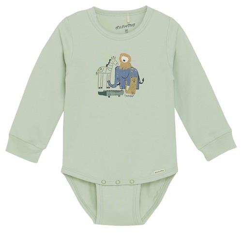 Minymo GOTS Baby Body Sea Foam 50 cm  Grøn  50 cm  Drenge, Piger
