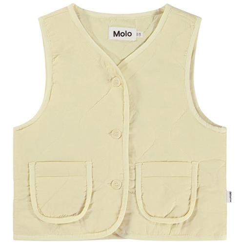Molo Harriet Vest Pearled Ivory 122/128 cm  Hvid  122/128 cm  Piger