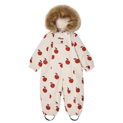 Kuling Val D'Isere Vinter-overtræksdragt Foggy White Big Apple 74 cm  Creme  74 cm  Drenge, Piger