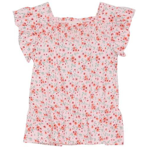 Minymo T-shirt Aop Rosen Quartz 128 cm  Lyserød  128 cm  Piger